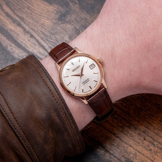 2023 Seiko Presage 34mm Automatic Rose Gold SRP852J1