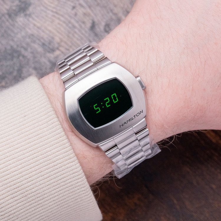 2022 Hamilton American Classic PSR Digital Quartz 'Green' H52414131