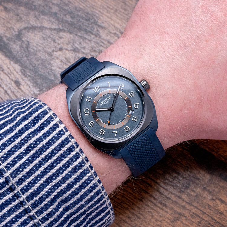 2022 Hermès H08 Deep Blue Titanium Automatic 42mm