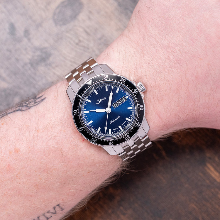 2023 Sinn 104 St Sa I B Blue 41mm Automatic on Bracelet