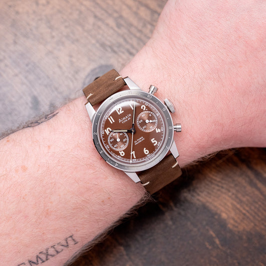 2022 Airain Type 20 Brown Chronograph Limited Edition 39.5mm