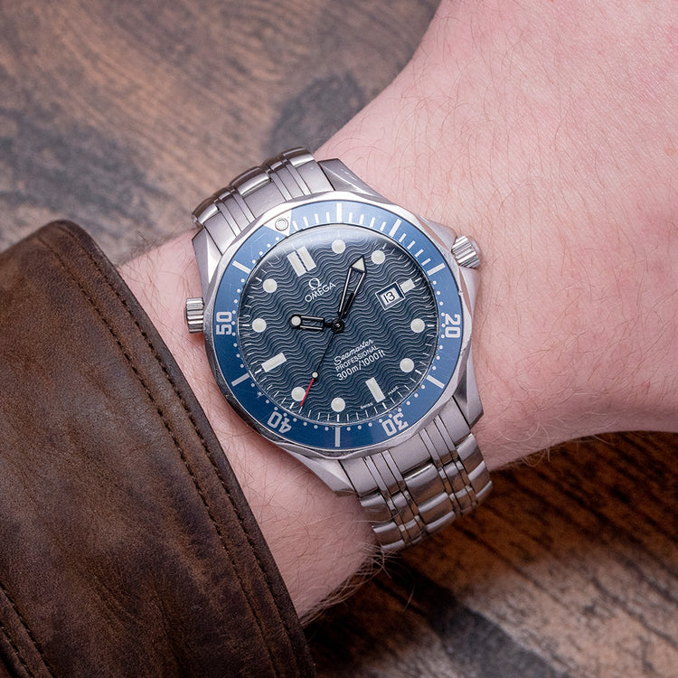 1998 Omega Seamaster 300M Quartz 41mm Blue 2541.80.00