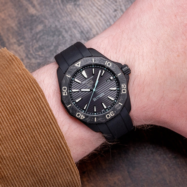 2023 TAG Heuer Aquaracer Solargraph Black DLC 40mm