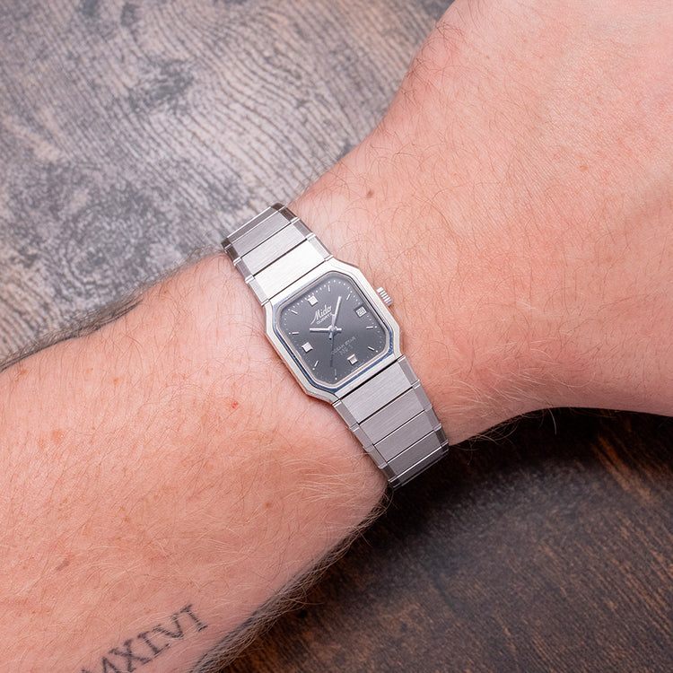 1990s Mido Ocean Star No.1 Aquadura Quartz 23mm