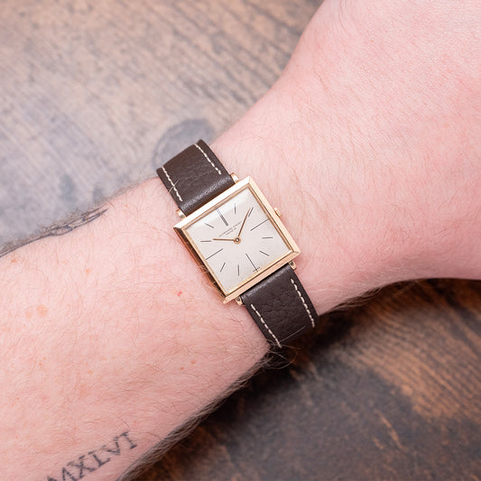 1960s Audemars Piguet Ultra-Thin Square 18ct Pink Gold 25mm