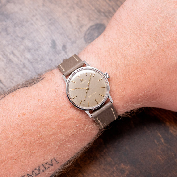 1966 Omega Seamaster Linen Dial Manual 34mm 135.011