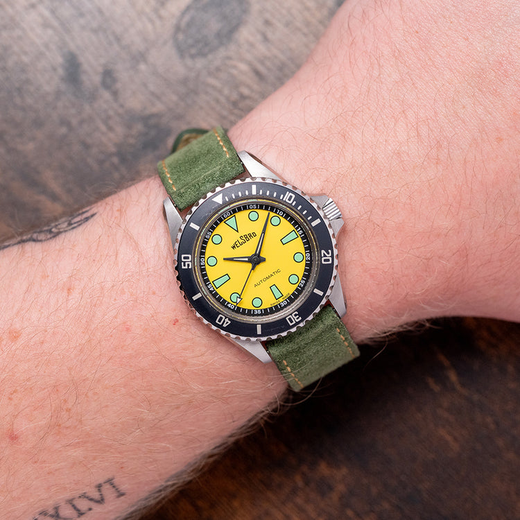 2020s Welsbro Lemon Lime Soda Diver 'Monnin' Automatic 37mm