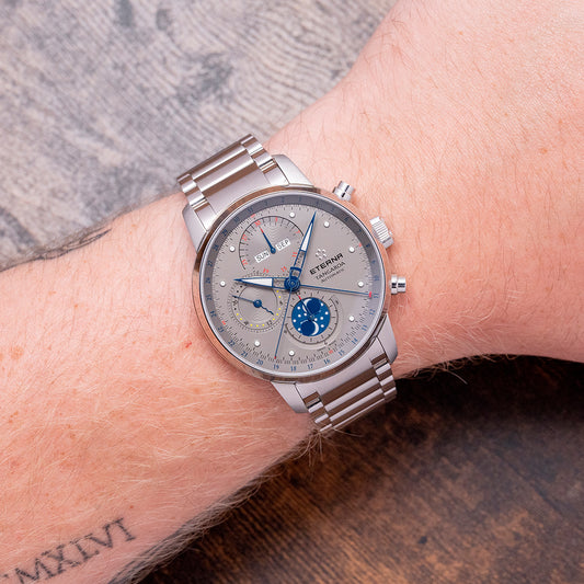 2014 Eterna Tangaroa Triple Calendar Moonphase Chrono 42mm