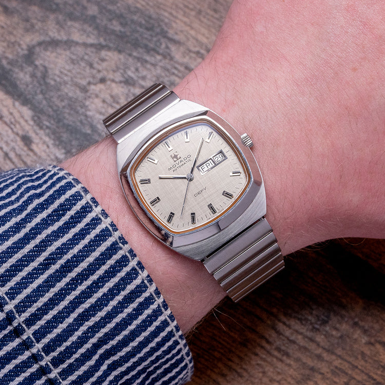 1970s Movado/Zenith Defy Automatic Day/Date 01-0050-345