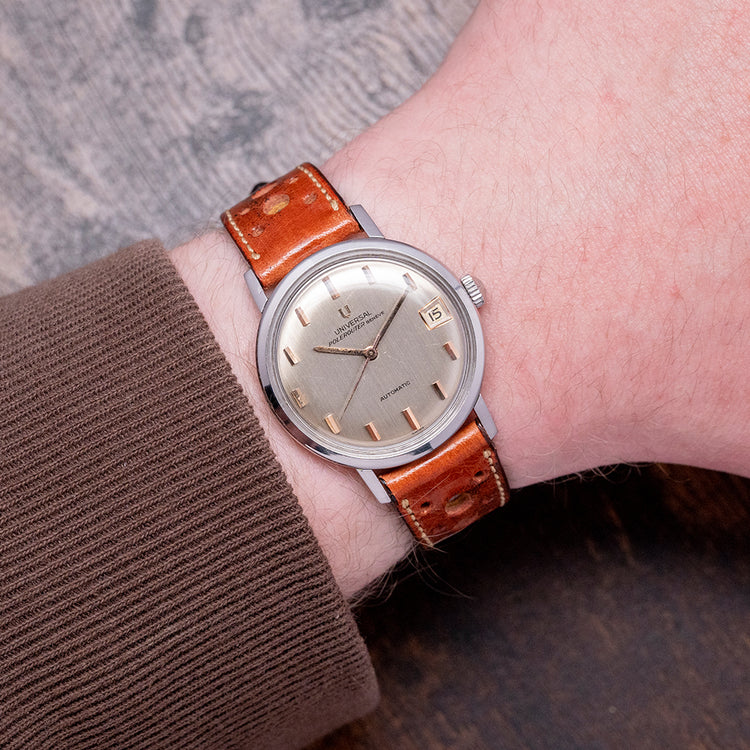 1960s Universal Polerouter Genève Automatic Date 34mm 104604