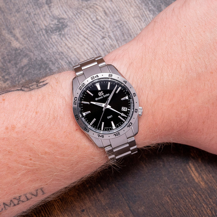 2024 Grand Seiko GMT Quartz 9F Black 39mm SBGN027G