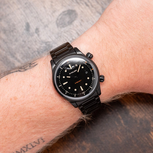 2025 D1 Milano D-Tech Oil II Filled Watch 39mm Black