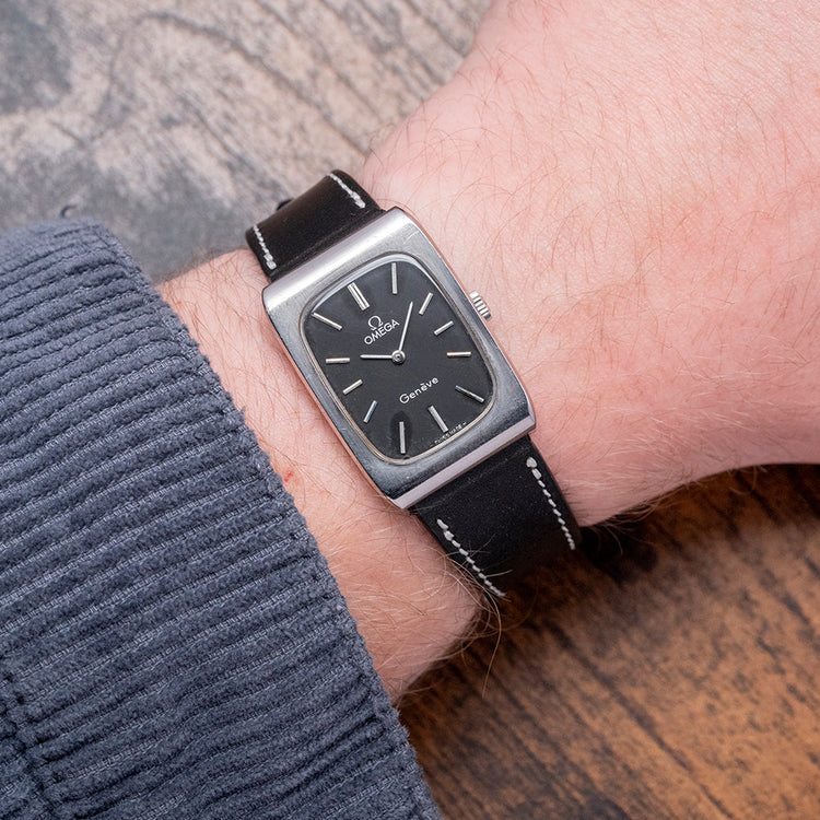 1975 Omega Genève "Tank" Black Dial 25x33.5mm 511.0469