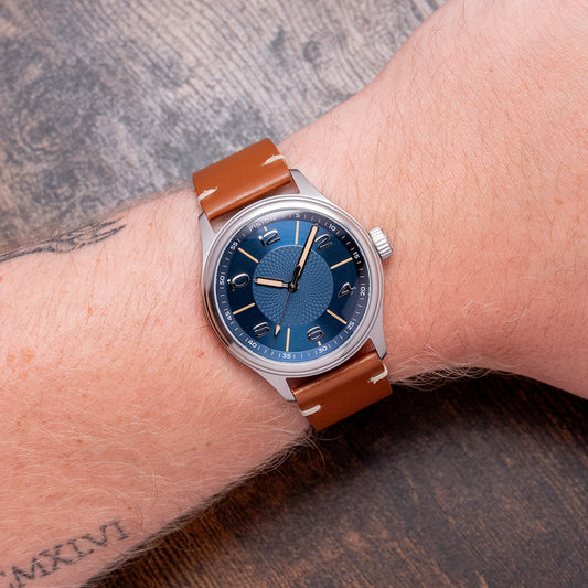 2022 Pinion Neutron ST-BL Blue 38.5mm Automatic on Strap