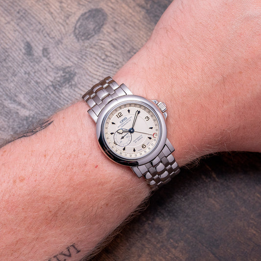 2000s Oris 'Chronometer' Pointer Date 35mm 7467B
