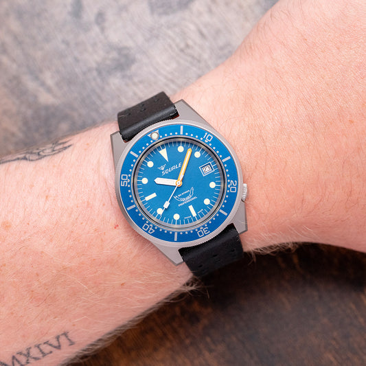 2020 Squale 1521 Blue Dial Blasted Case Automatic 42mm