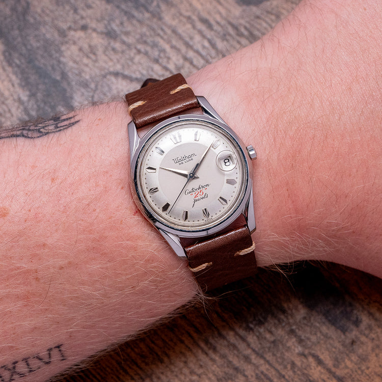 1953 Waltham De Luxe Autochron "25" Jewels 35mm