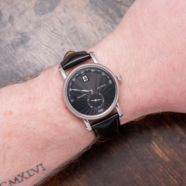2008 Chronoswiss Delphis Retrograde Jump Hour Black 38mm