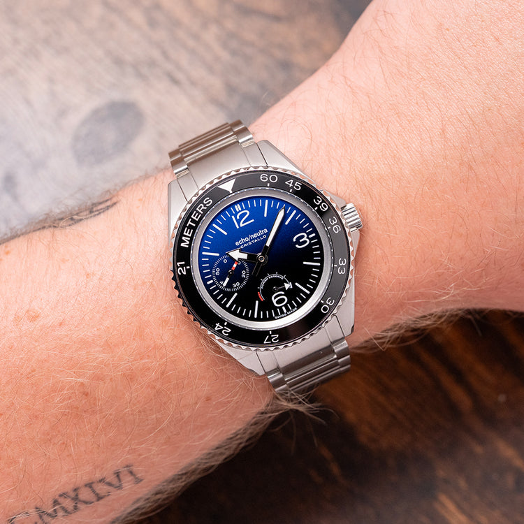 2023 echo/neutra CRISTALLO Professional Diver Blue 42mm