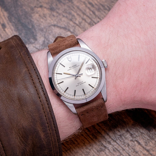 1977 Tudor Prince Oysterdate Jumbo 38mm Silver 9080/0