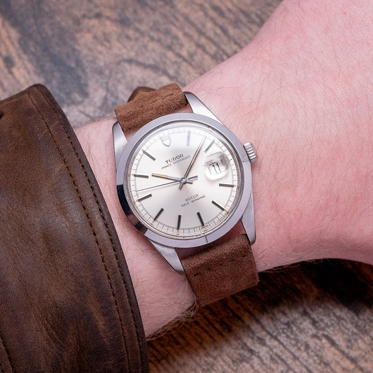 1977 Tudor Prince Oysterdate Jumbo 38mm Silver 9080/0