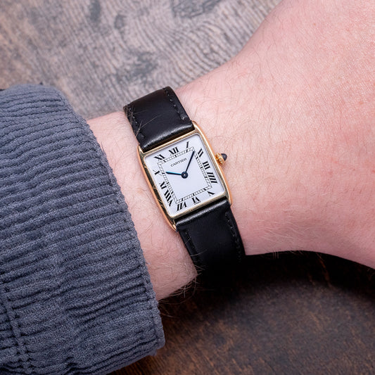 1993 Cartier Tank Arrondie Mecanique Extra-Plate 23x29mm