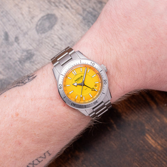 2025 Nodus Sector Sport GMT Sunset Yellow 40mm Automatic