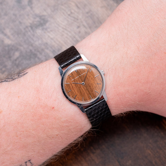 1967 Van Cleef & Arpels Universal Genève “Wood” Dial 842101