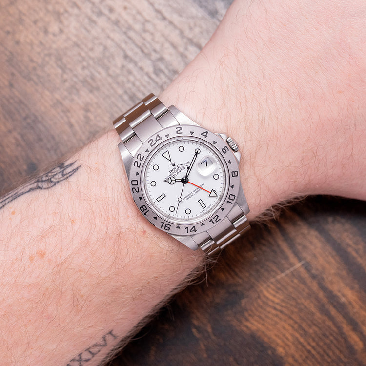 2007/08 Rolex Explorer II Polar White Dial 40mm SEL 16570