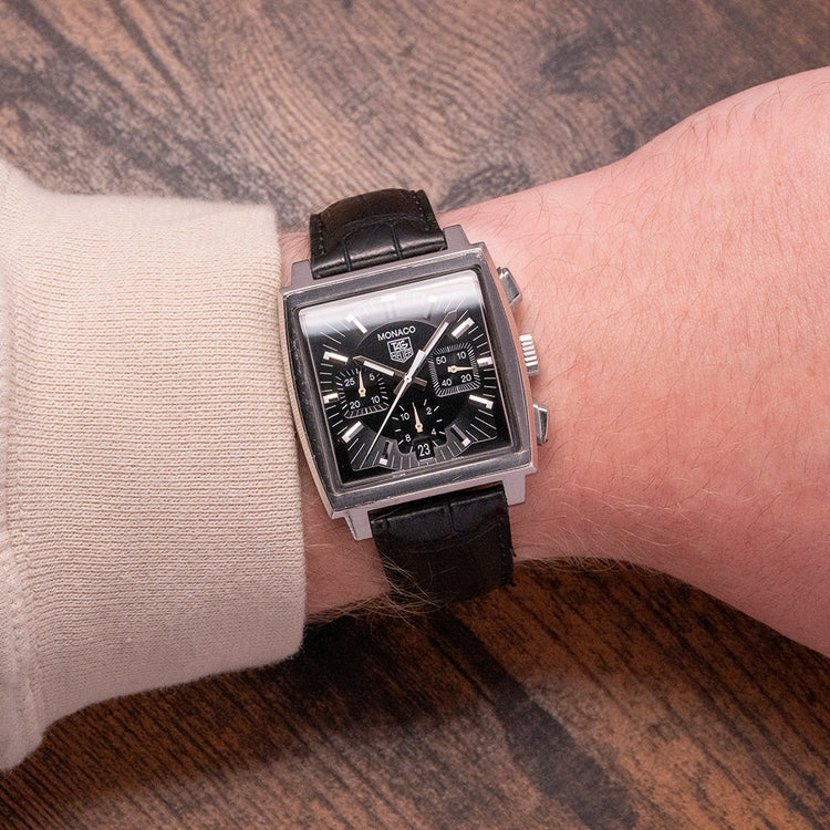 2004 TAG Heuer Monaco Black Automatic CW2110-0