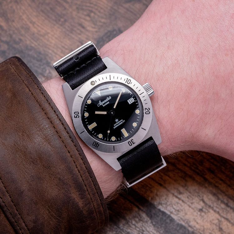 2023 Aquastar Model 60 Re-Edition 37mm Black Dial