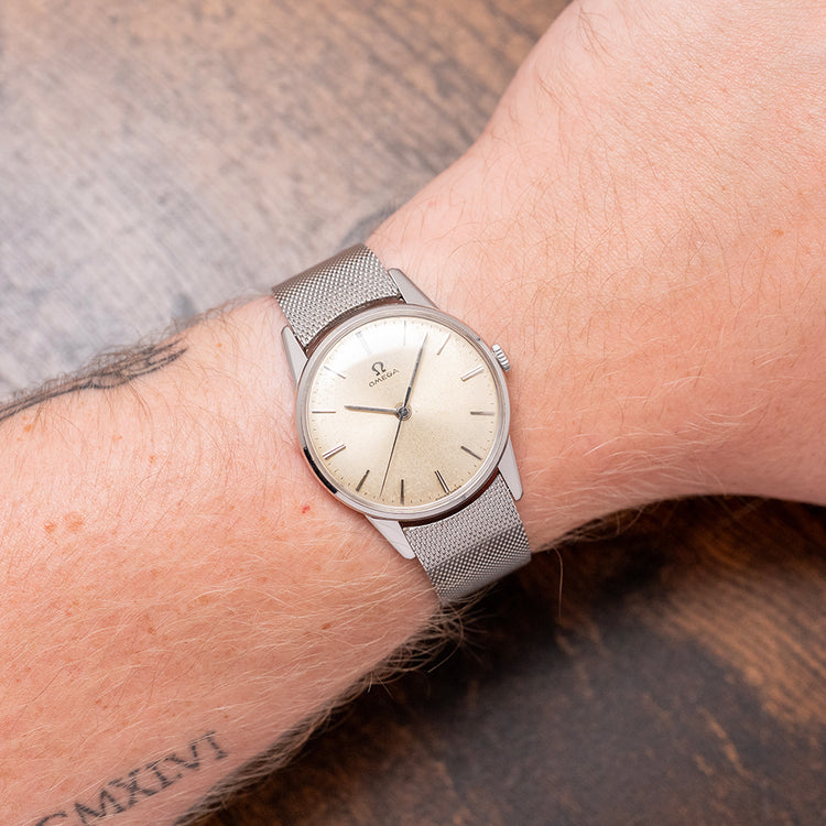 1961 Omega Manual on Rare Omega Bracelet 14772 34mm