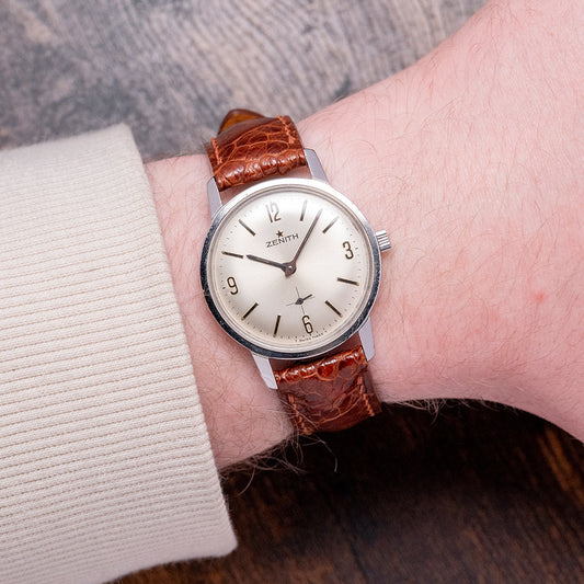 1965 Zenith Manually Wound "Explorer Dial" 33.5mm