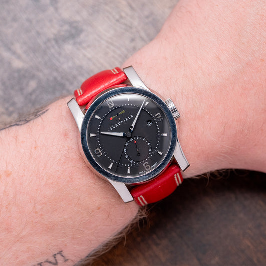 2015 Schofield Signalman GMT Polished Limited Edition 44mm