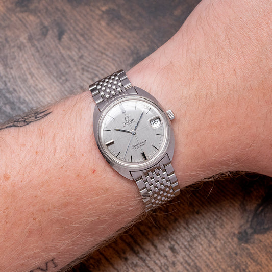 1968 Omega Seamaster Cosmic Date Auto Crosshair 166.023