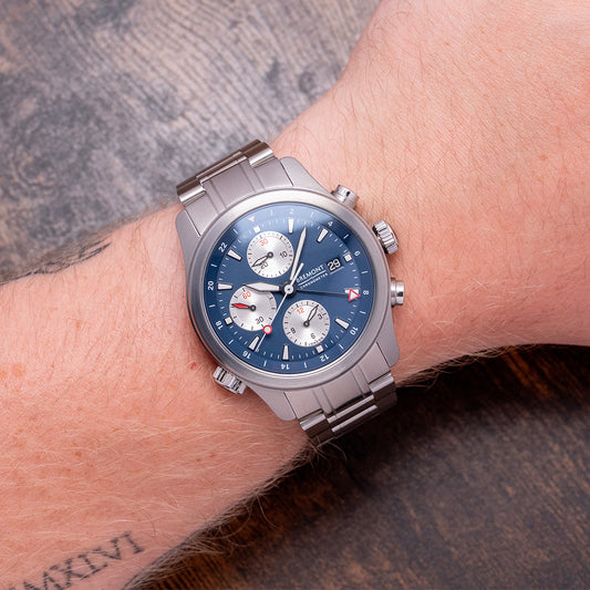 2023 Bremont GMT Chronograph Mr Porter Limited Ed. ALT1-ZT-BL