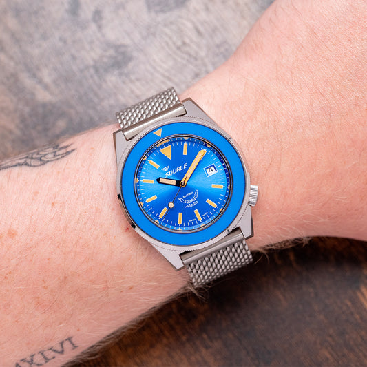 2018 Squale Matic 60 Blu Puro Gnomon Special Edition 44mm