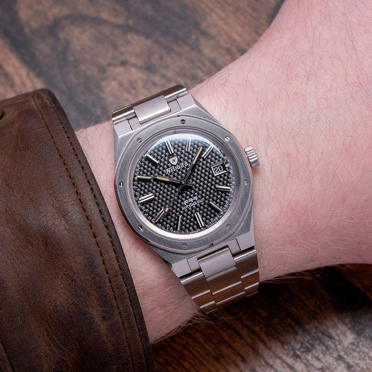 2023 Nivada F77 Black Date 37mm Automatic