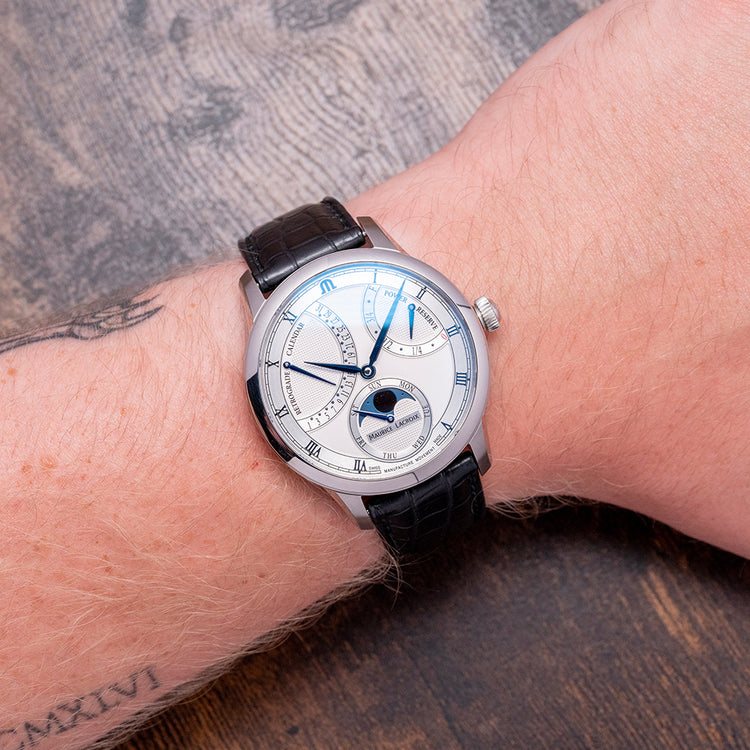 2018 Maurice Lacroix Masterpiece Moon Retrograde Calendar