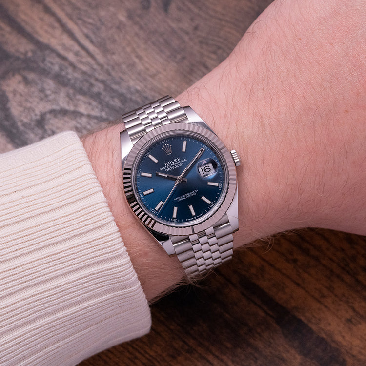 2019 Rolex Datejust 41mm Blue Dial Jubilee 126334