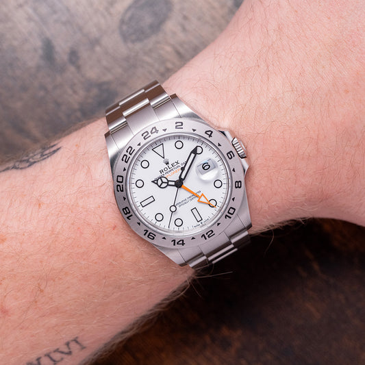 2022 Rolex Explorer II Polar White Dial 42mm on Bracelet 226570