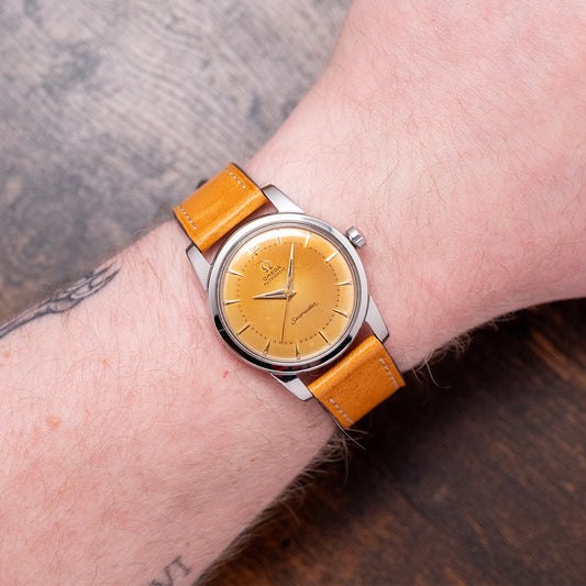 1956 Omega Seamaster Automatic 34mm Patina Dial 2846