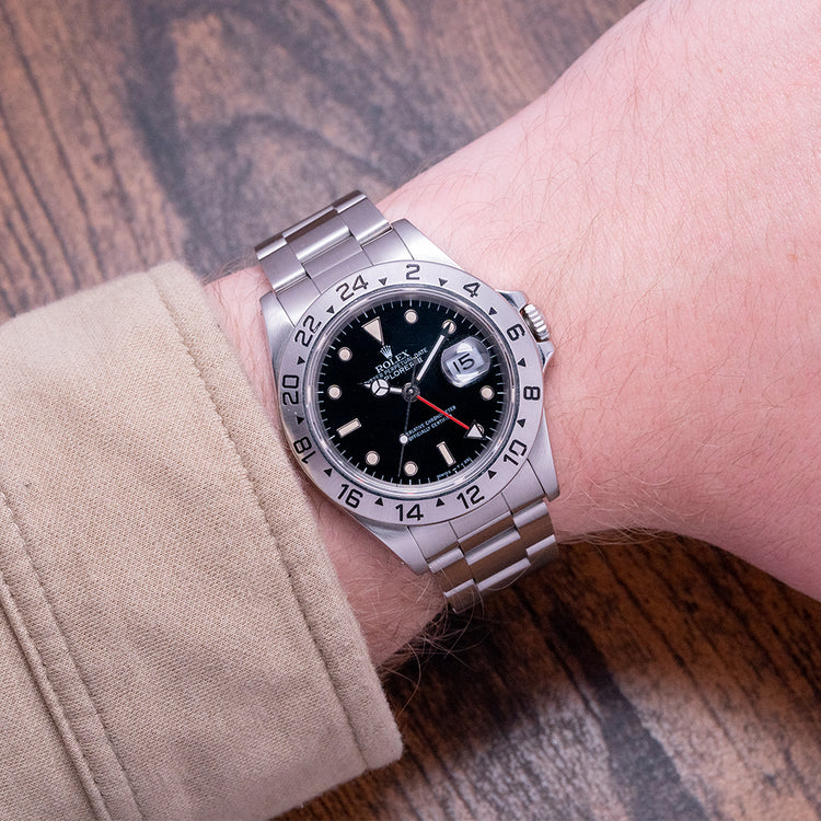 1989 Rolex Explorer II Black Tritium Dial 40mm 16570