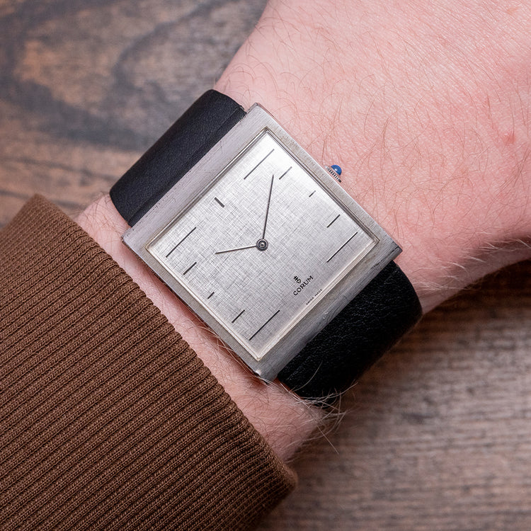 1970s Corum Buckingham .925 Sterling Silver 35.5x38mm 54.121.01