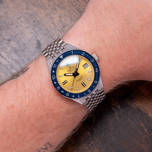 2021 Timefactors Smiths Caribbean 1000 YB Yellow 40mm