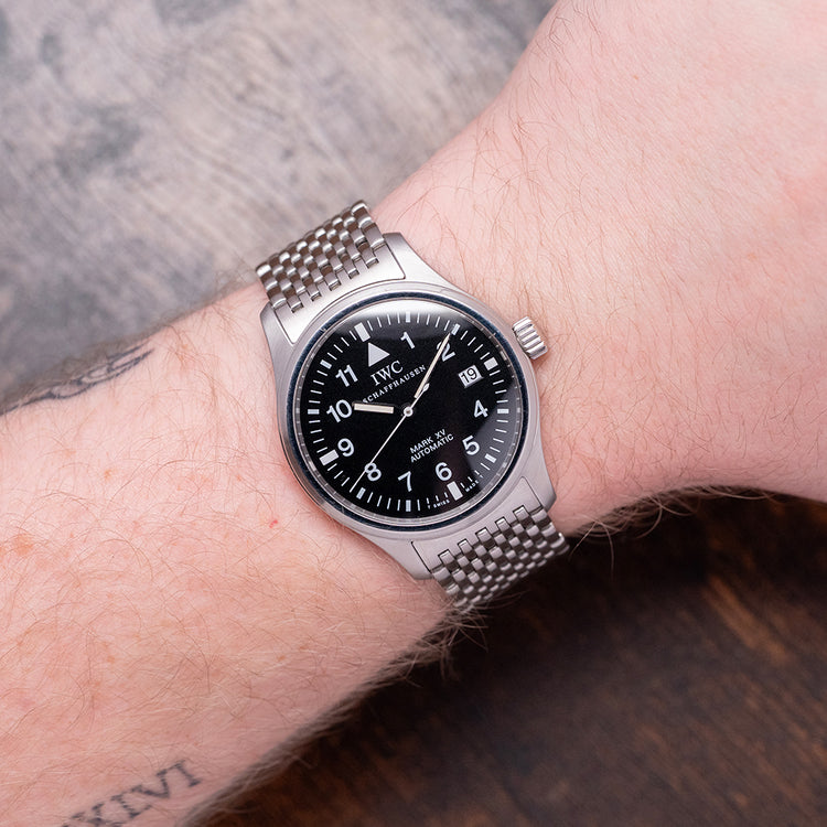 1990s IWC Pilot Mark XV Tritium on Bracelet 38mm IW325301