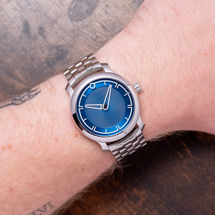 2022 Ming 17.09 Blue Dial Automatic 38mm on Bracelet