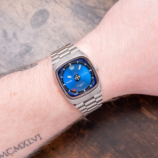 1970s Zodiac Astrographic SST "Mystery Dial" on Bracelet 35.5mm