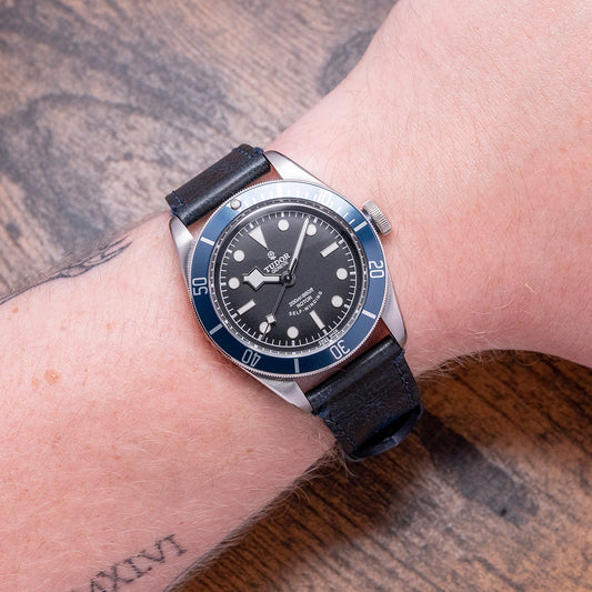 2017 Tudor Heritage Black Bay ETA Blue 41mm on Strap 79220B