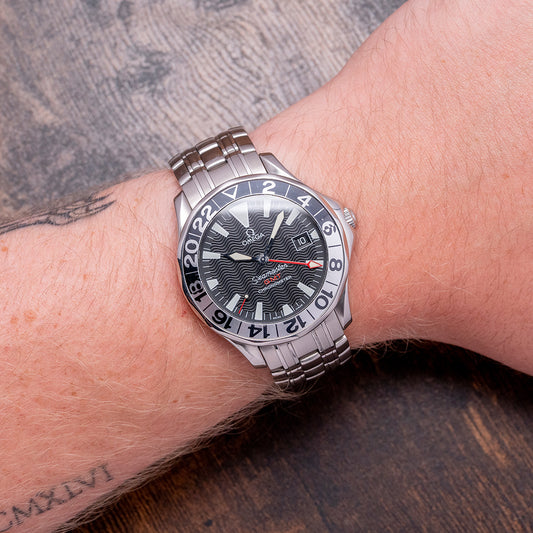 1999 Omega Seamaster GMT 50th Anniversary 41mm 2534.50